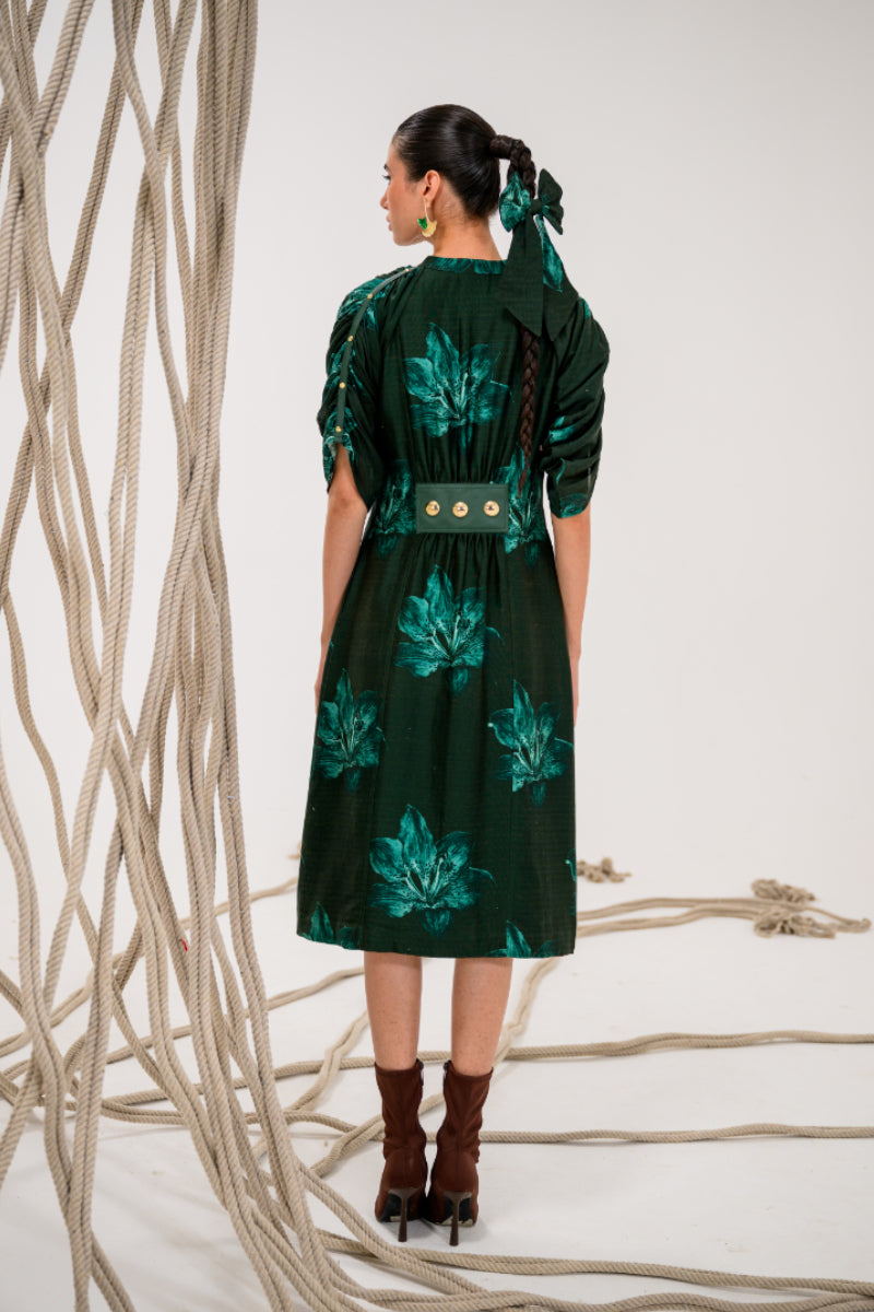 Frostleaf Zipper Midi