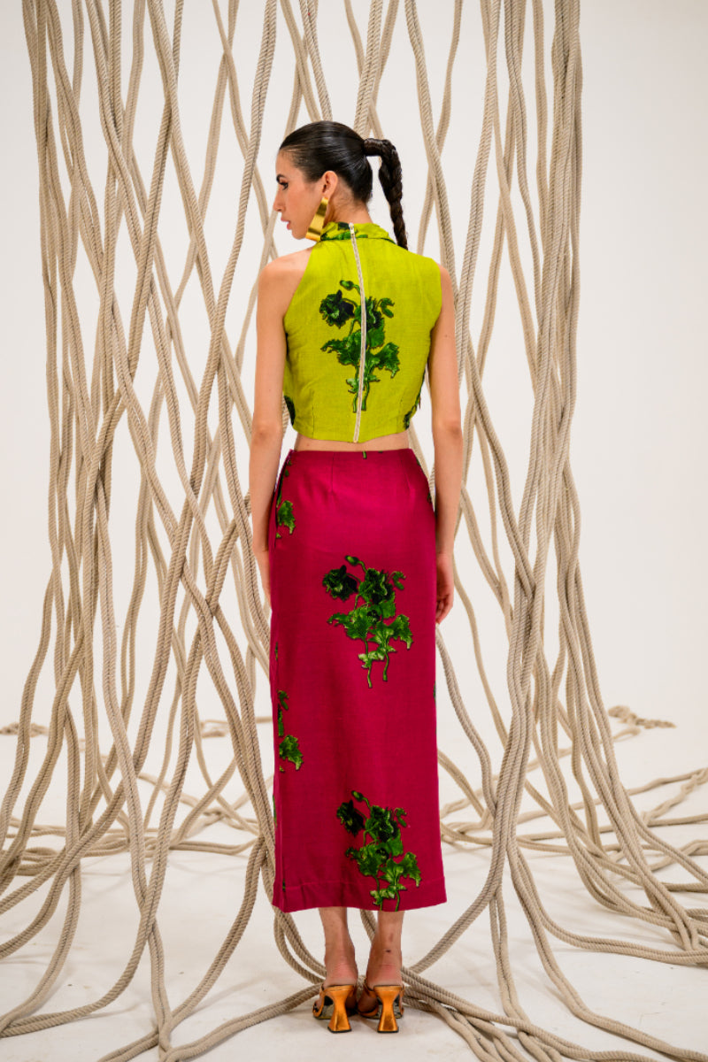 Passion Rouge Skirt Set