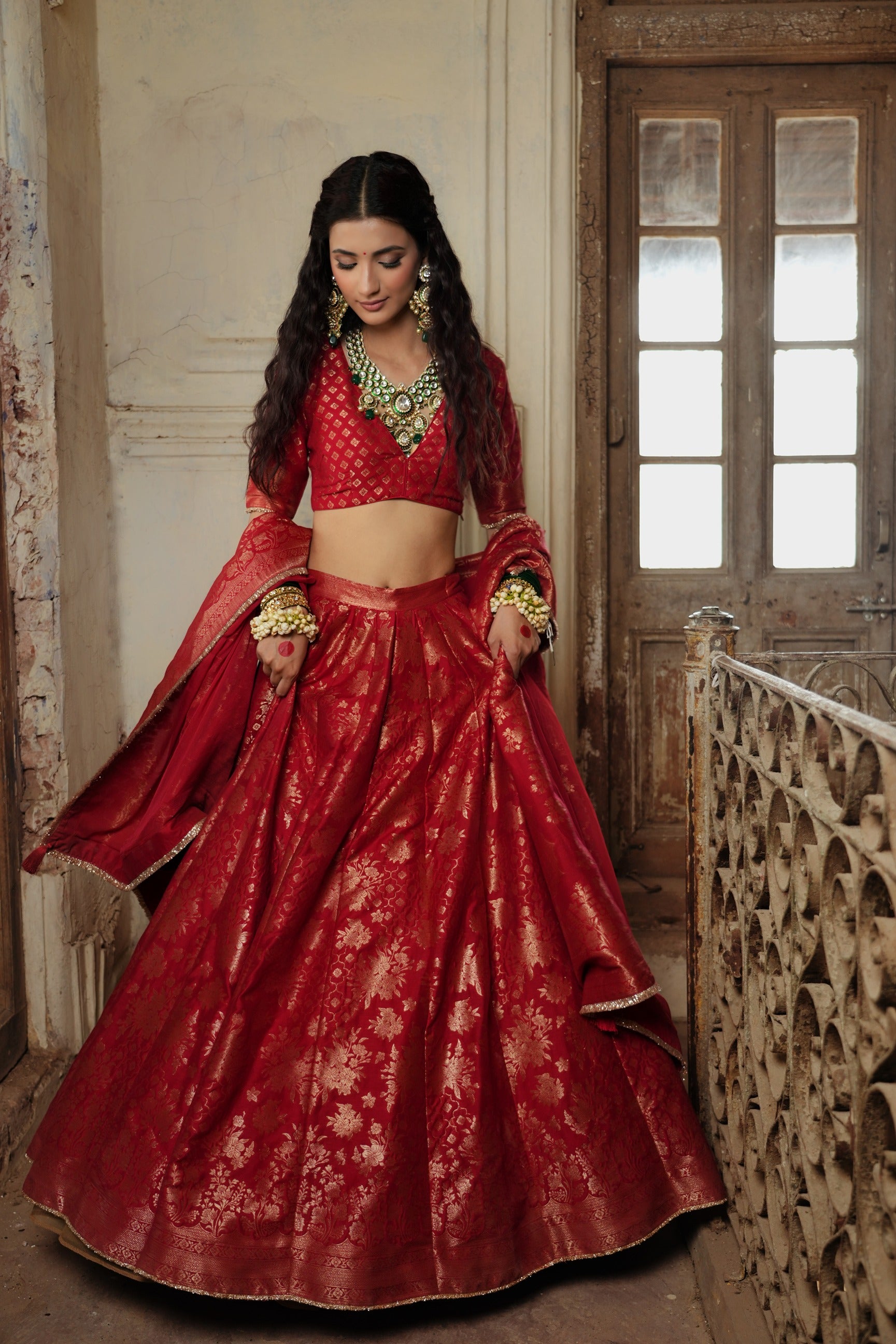 THE LAAL HIRAYA LEHENGA