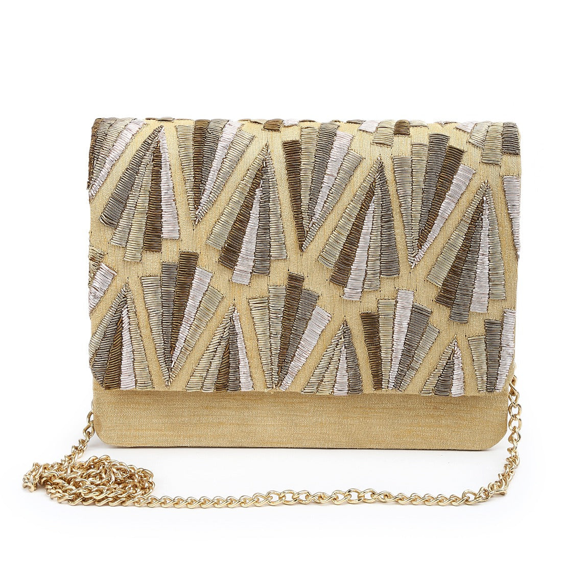 All Shades Of Gold Clutch