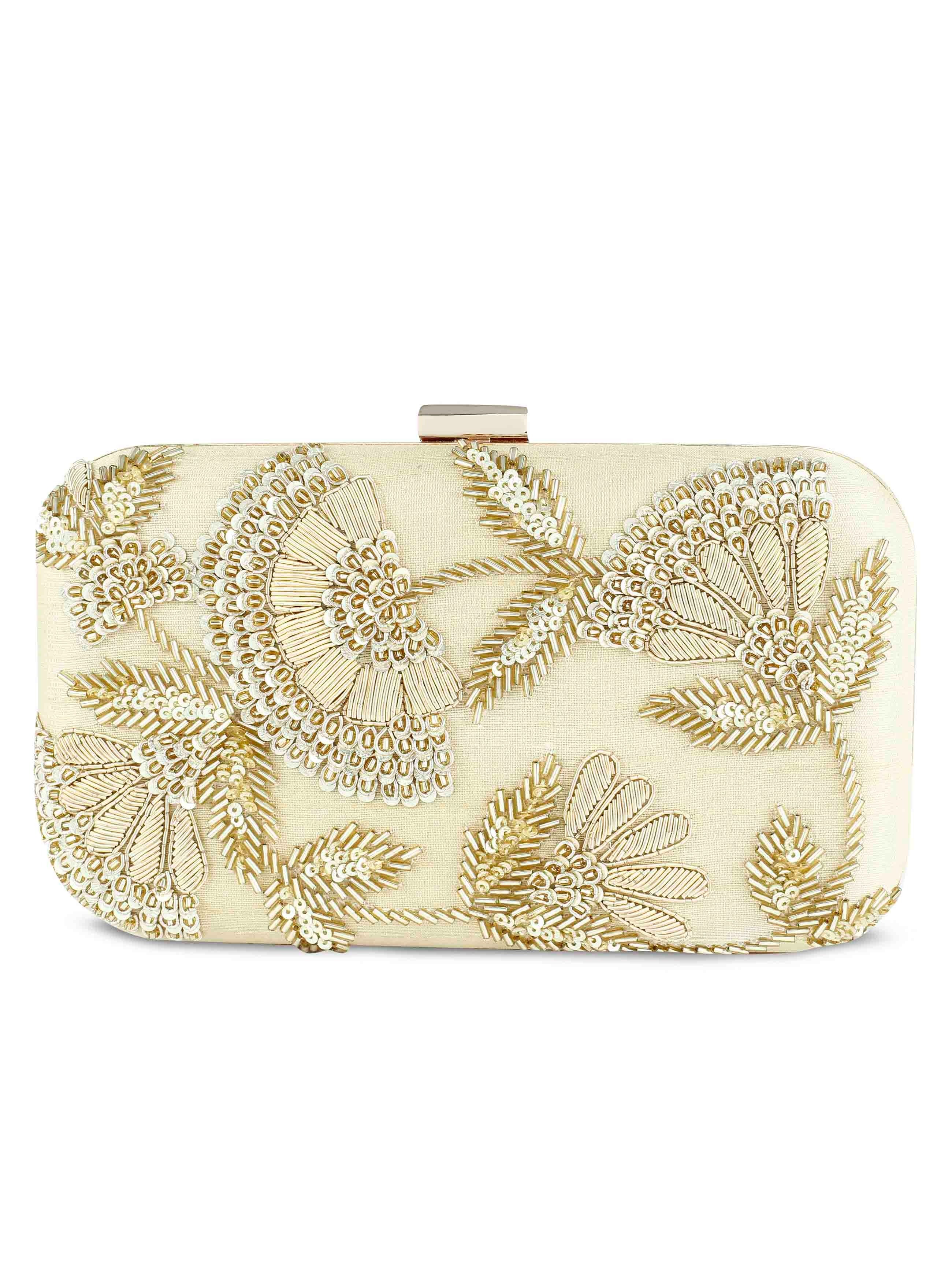 Golden Sunshine Box Clutch