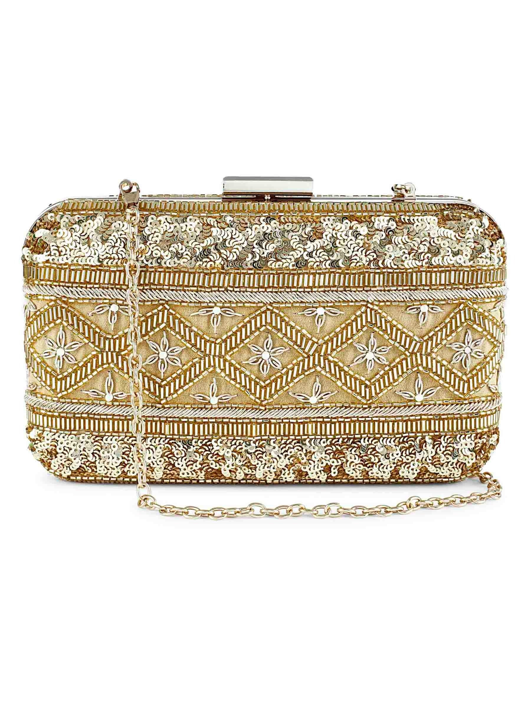 Gold Lined Clutch