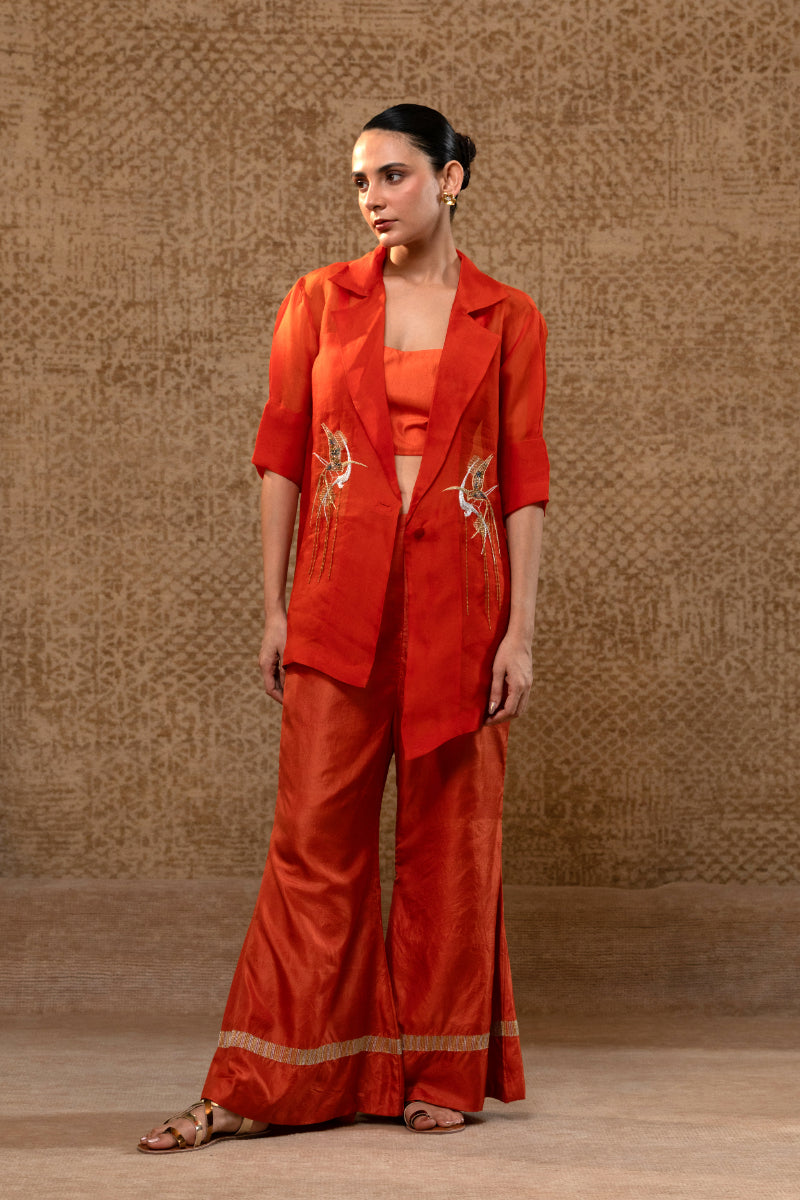 Tinka Jacket Set - Orange