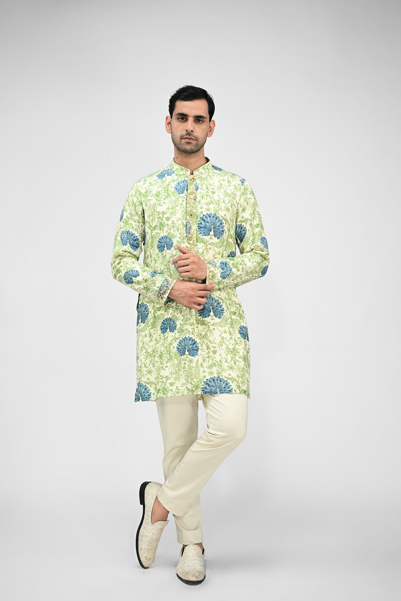 Peacock Kurta Set