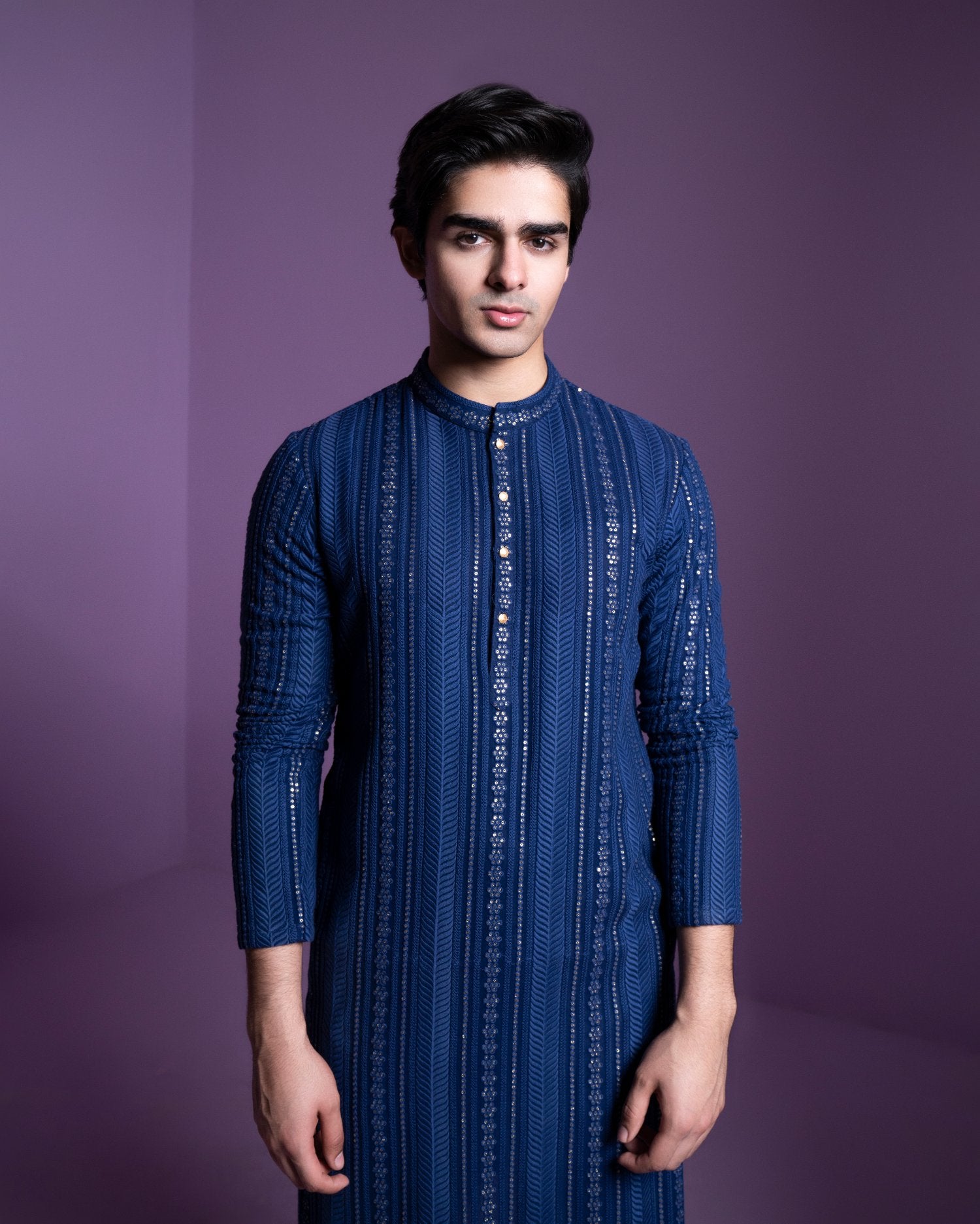 Midnight Blue Kurta Set