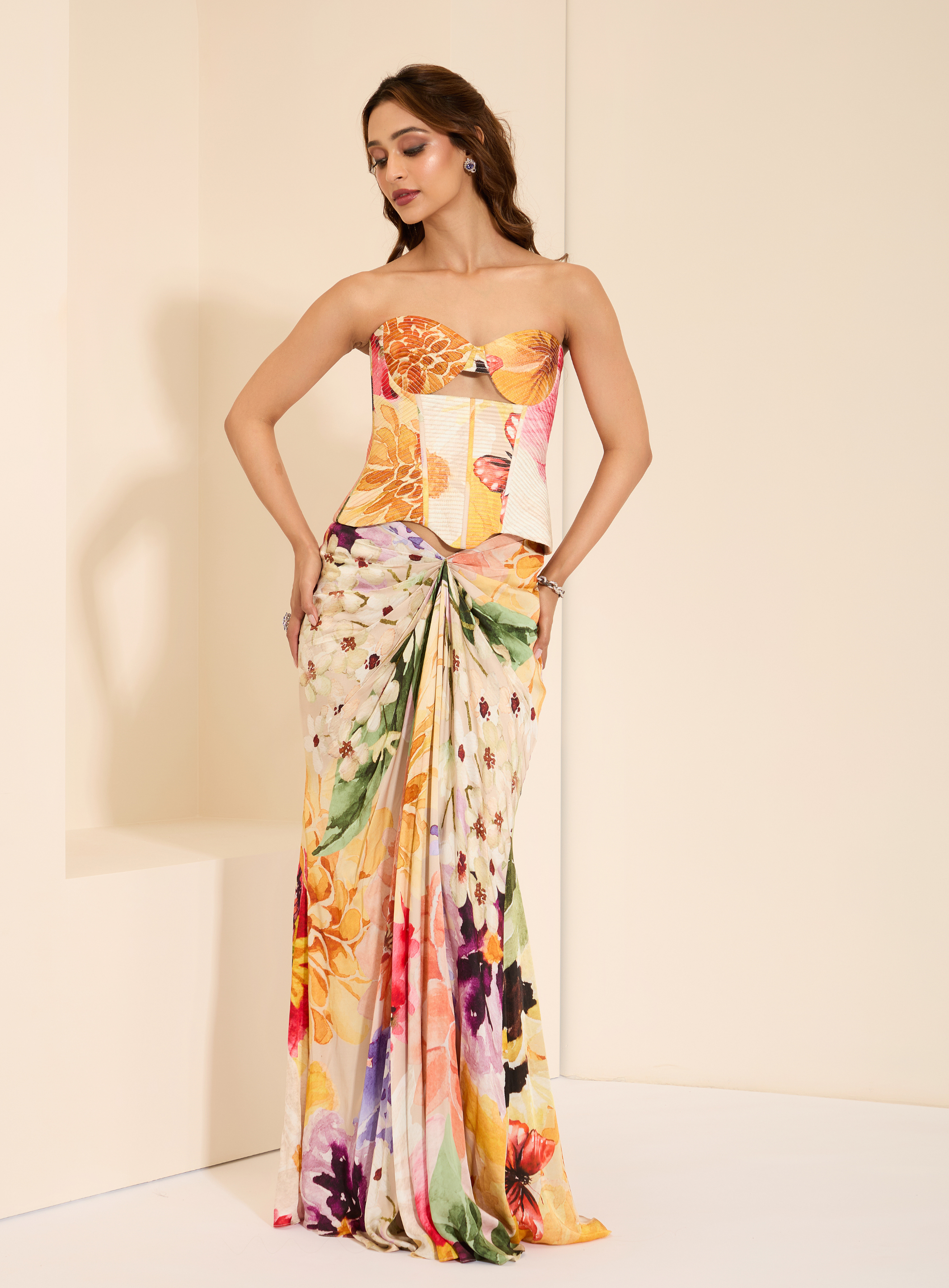 Serene Whispers Corset & Drape