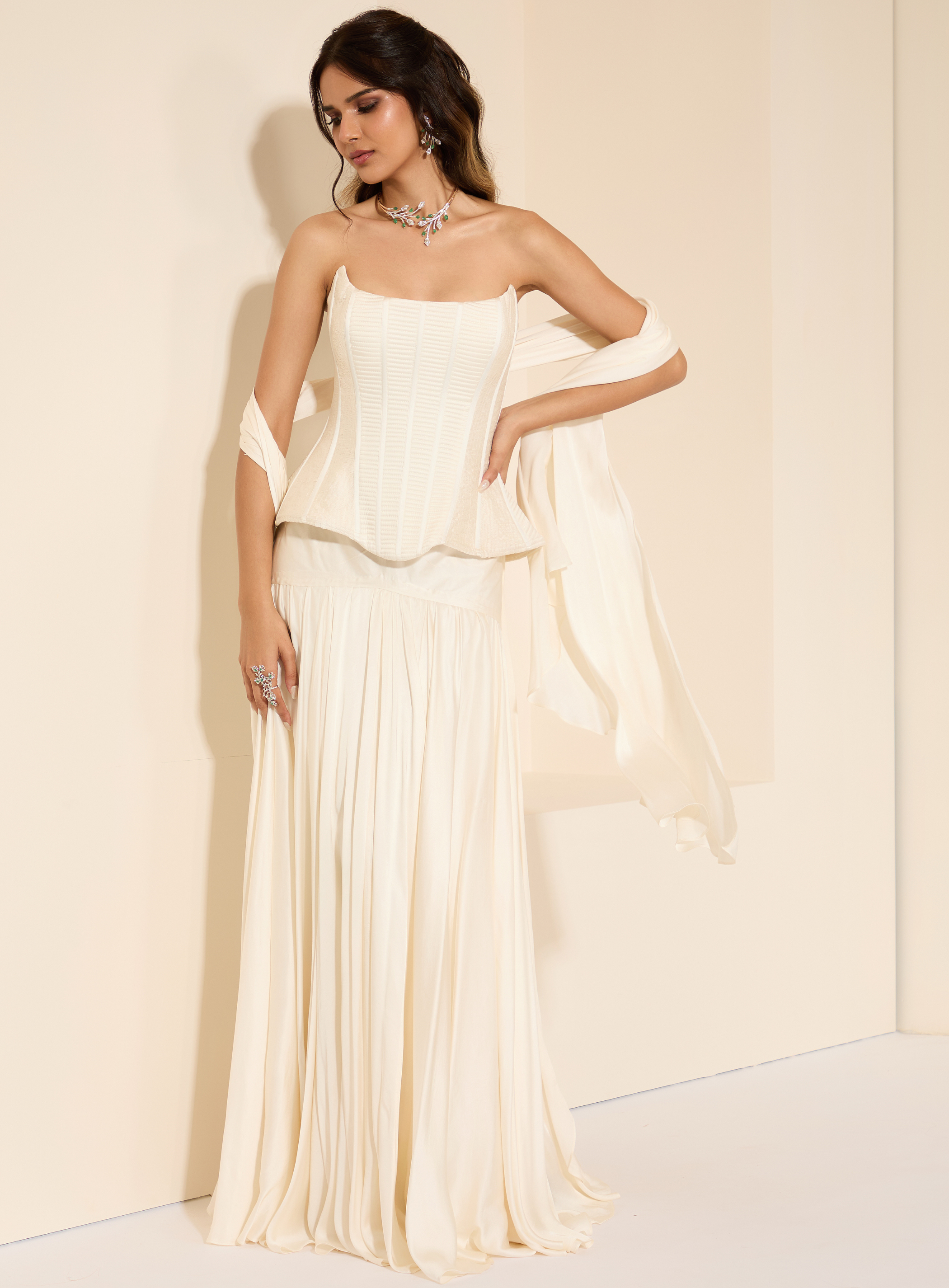 Pearl Corset & Drape