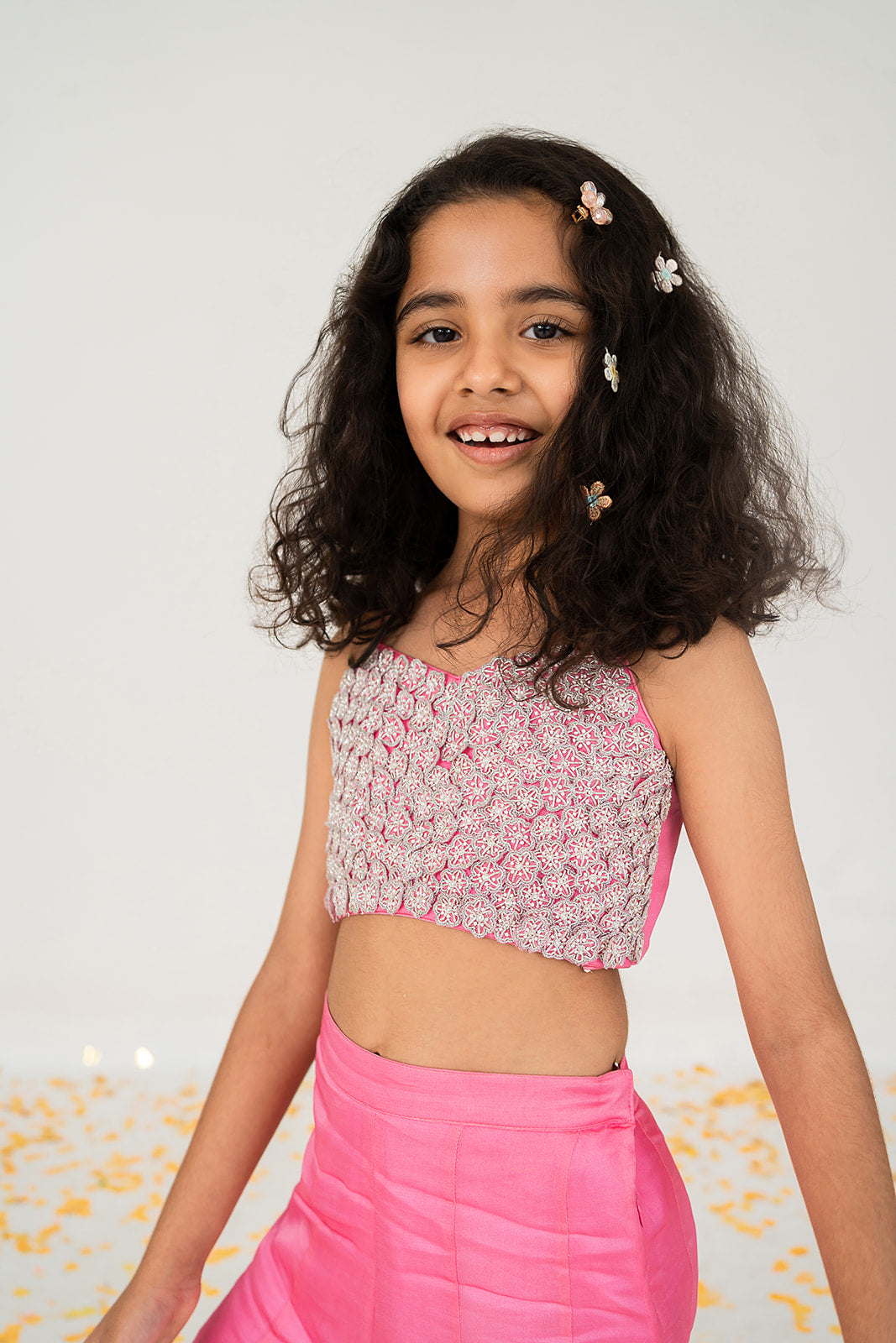 PINK PALAZZO SET