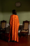 Load image into Gallery viewer, Burnt Orange Self Woven Kaftan
