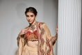 Load image into Gallery viewer, Gold Embroidered Velvet Tissue Lehenga Set
