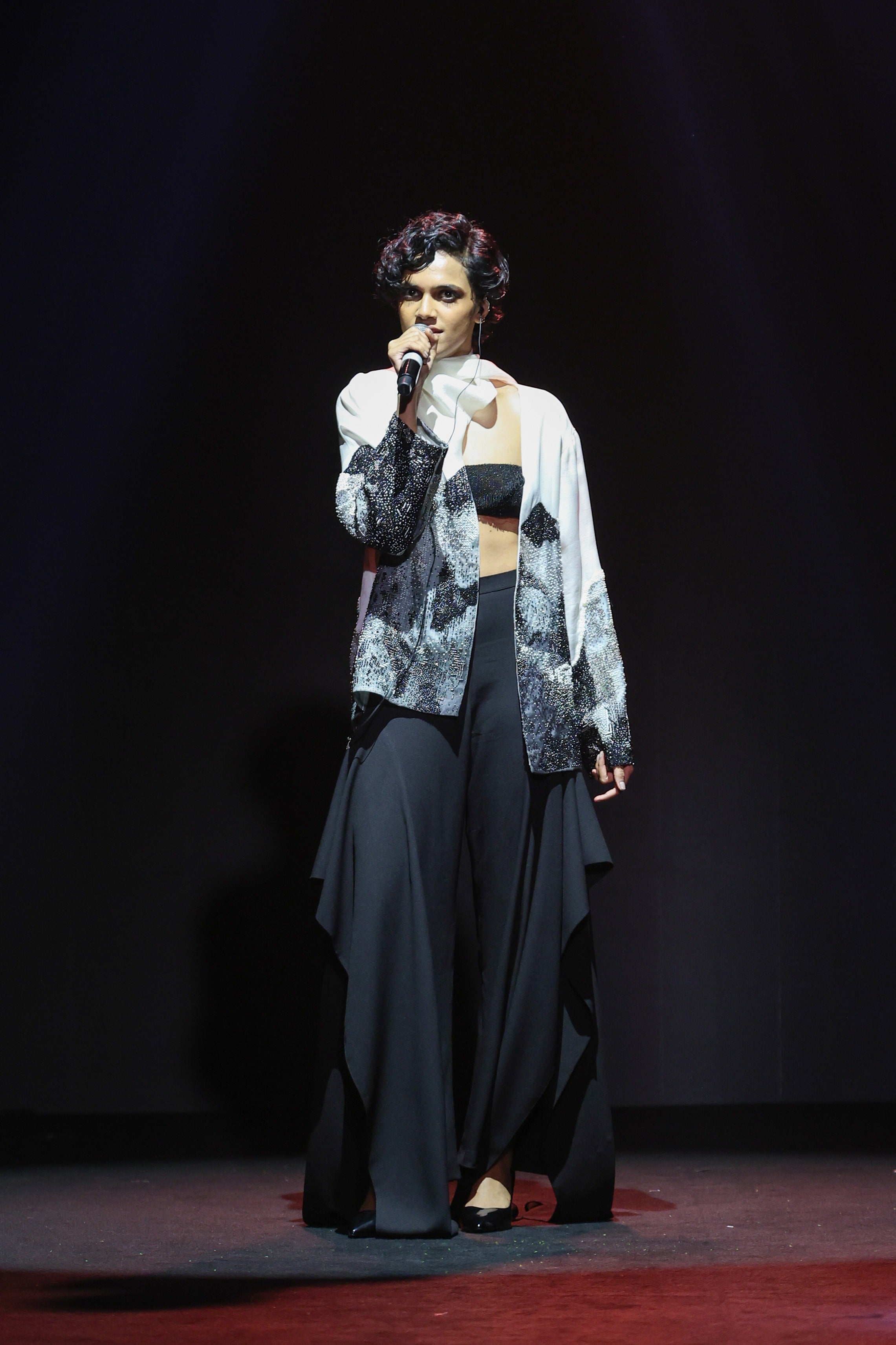 Blazer With Bustier and Pants