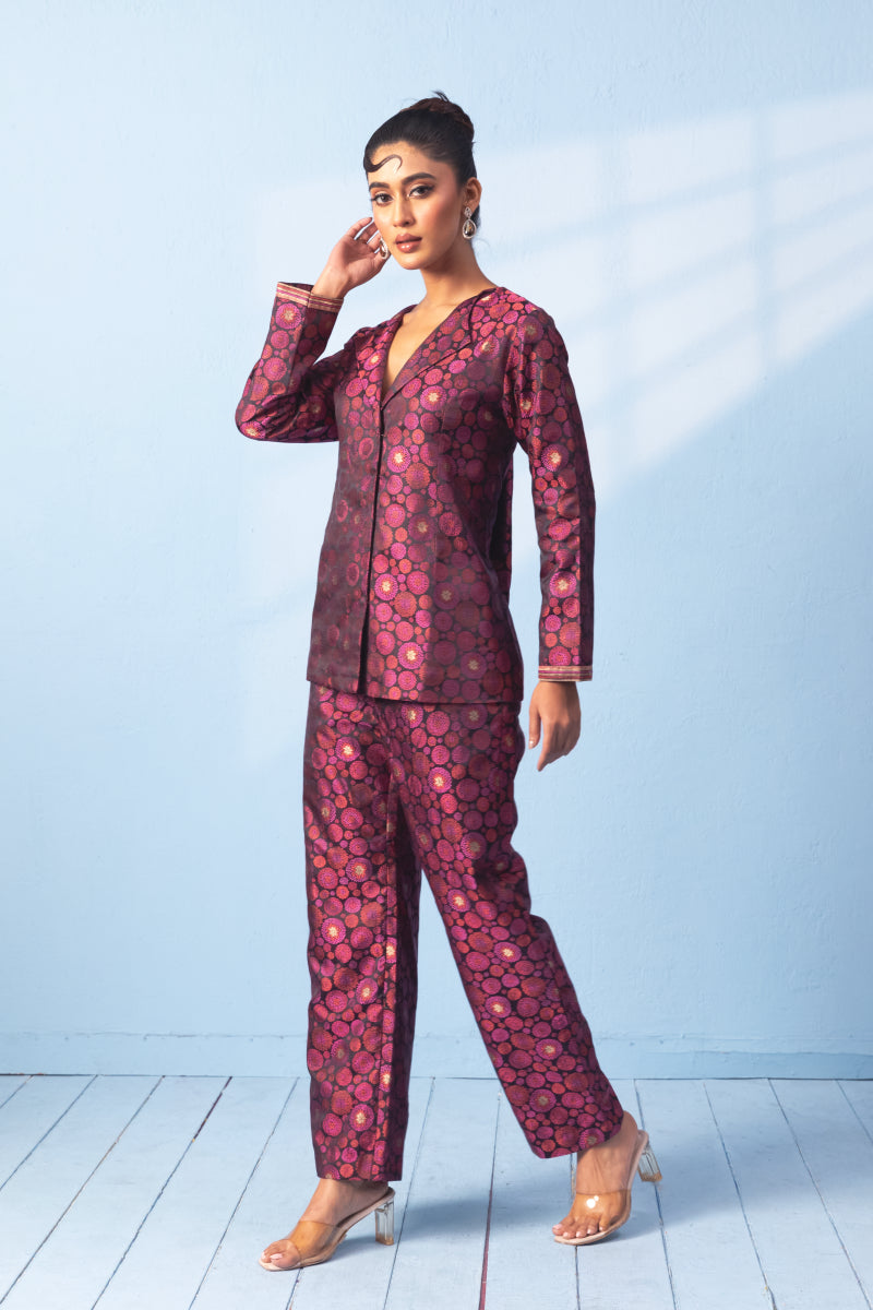 Tanchoi Silk Pant Suit