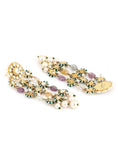 Load image into Gallery viewer, Polki Jaali Earrings- Pastels

