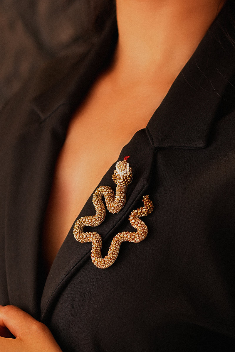 Snake Brooch