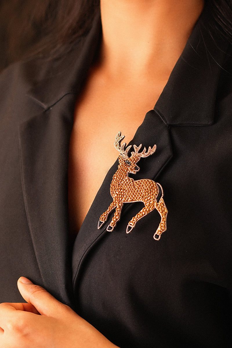 Deer Brooch