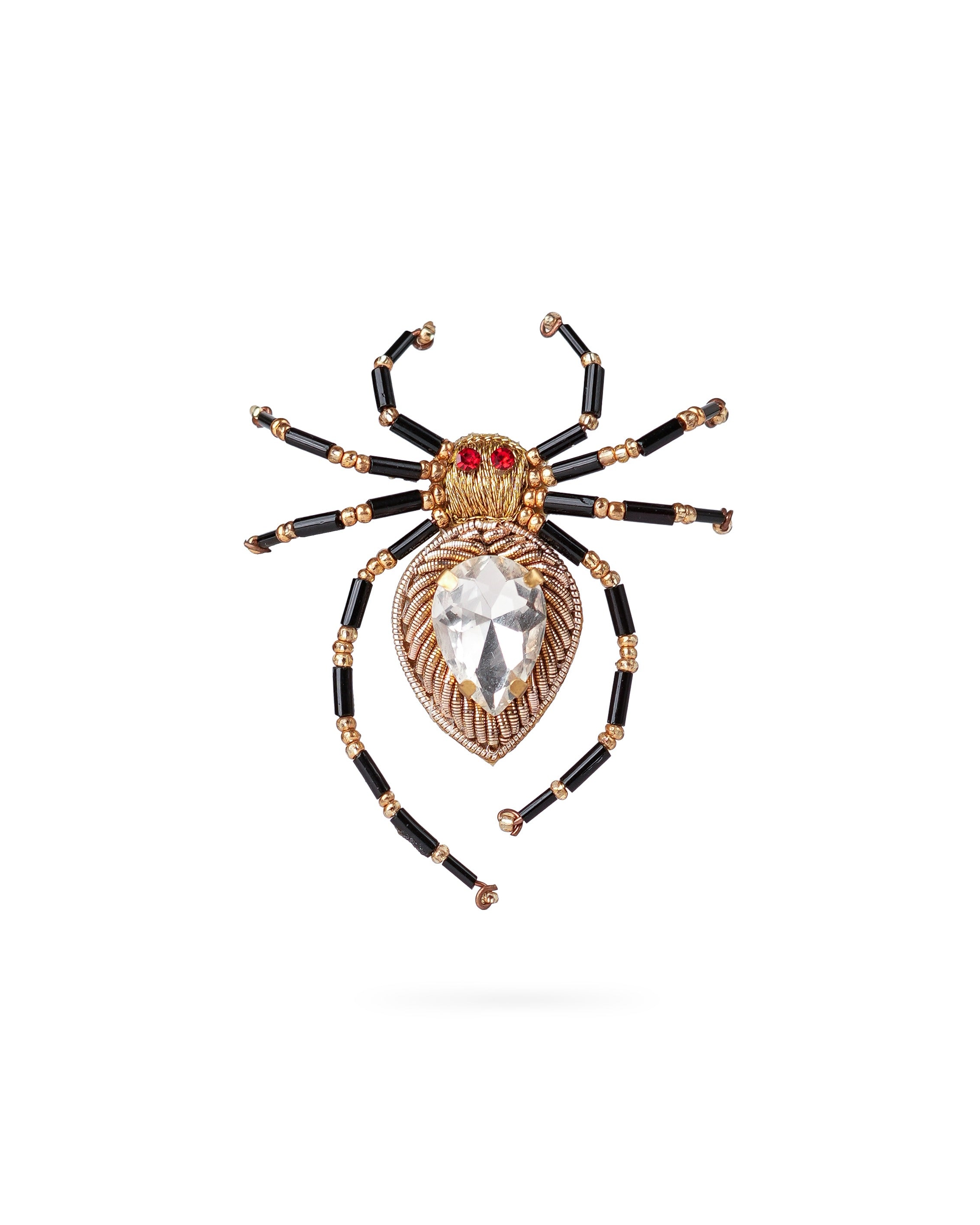 Red spider Brooch