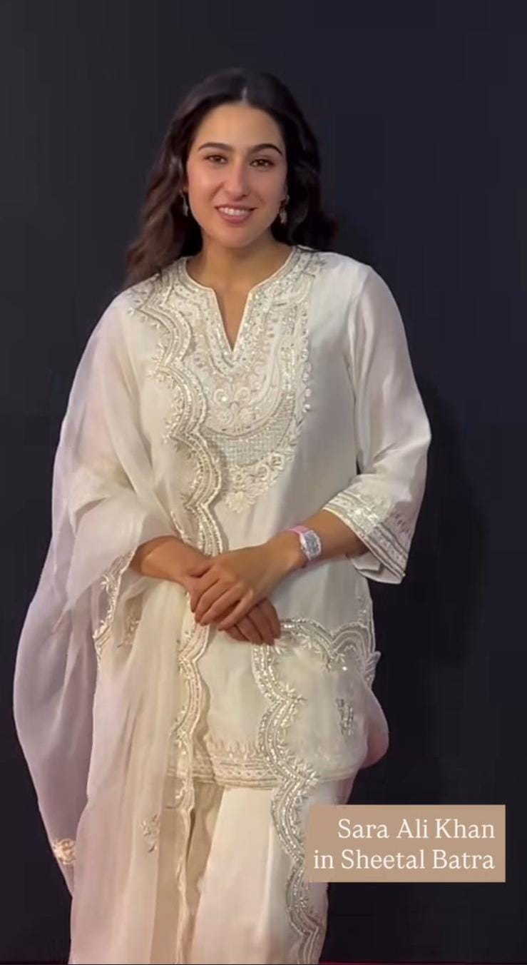 Sara - Short Kurta With  Salwar And Dupatta