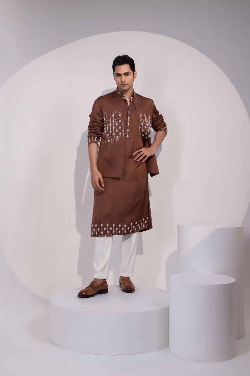 Brown Geometric