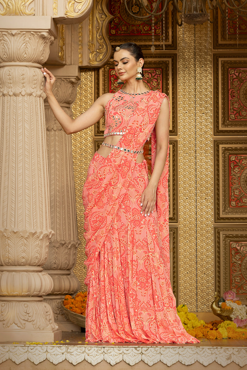 LEHENGA + BLOUSE + PALLU - ZARINA ROSE