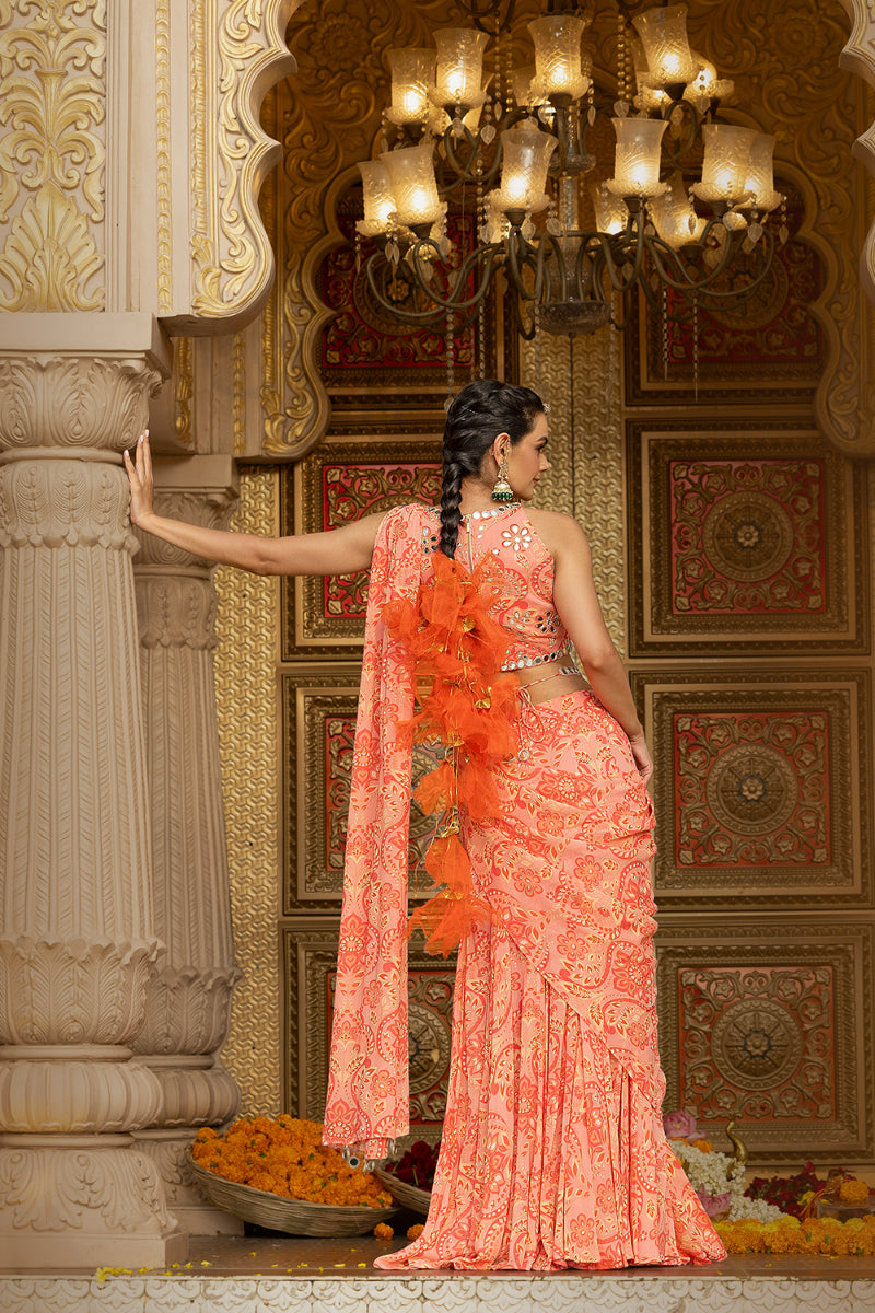LEHENGA + BLOUSE + PALLU - ZARINA ROSE