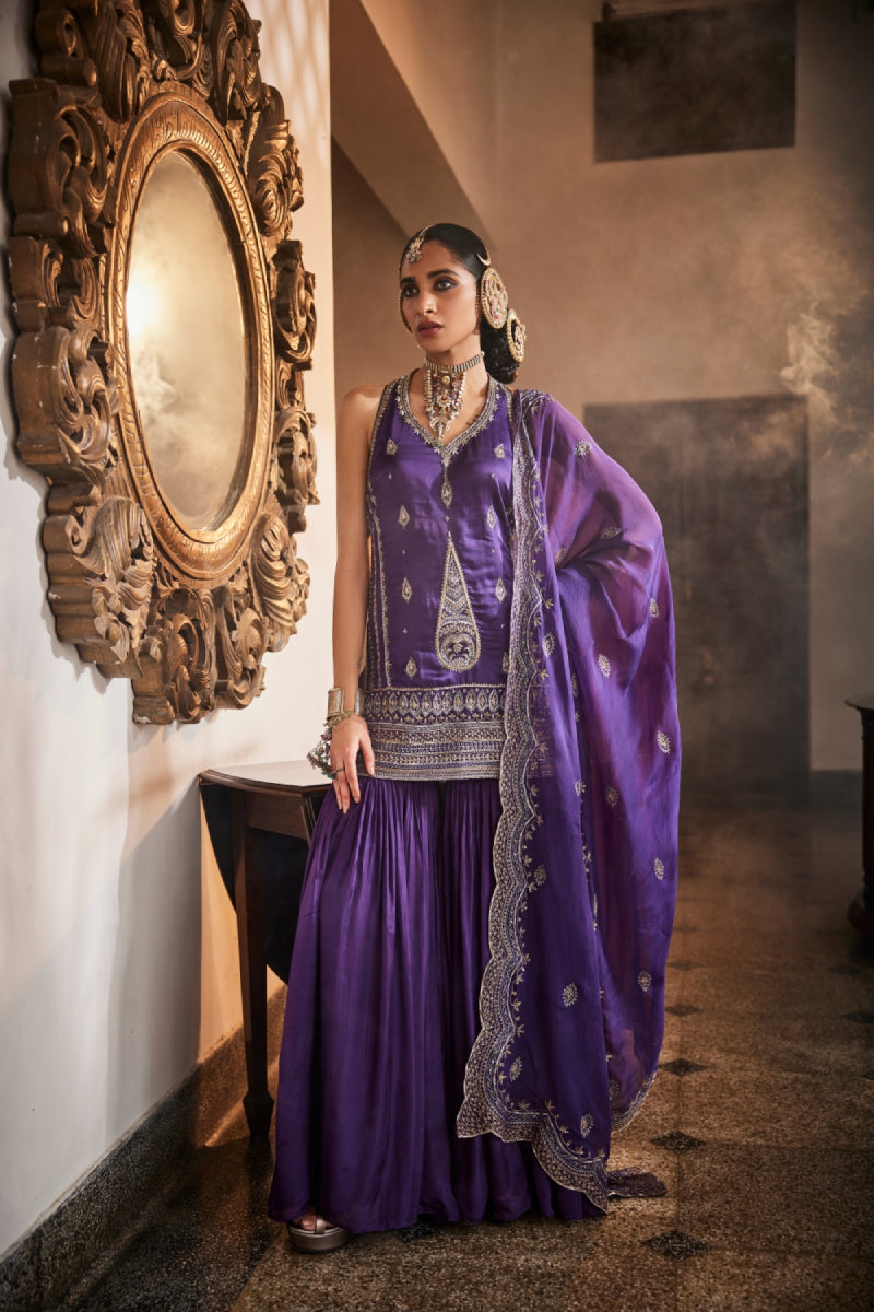 Zeba Halter Kurta Set – Jamuni