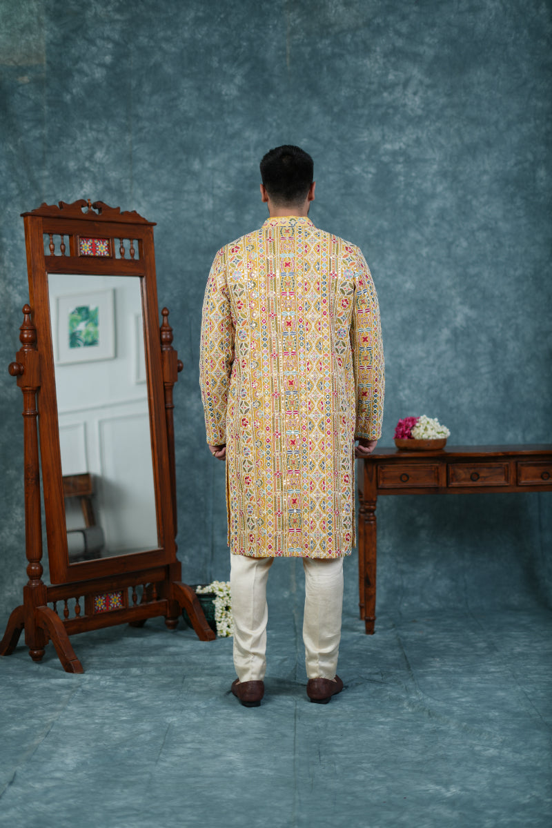 Amber Silk Kurta Set