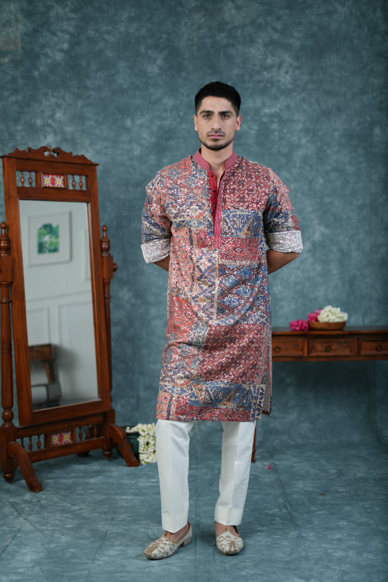 Blush Pink Kurta Set