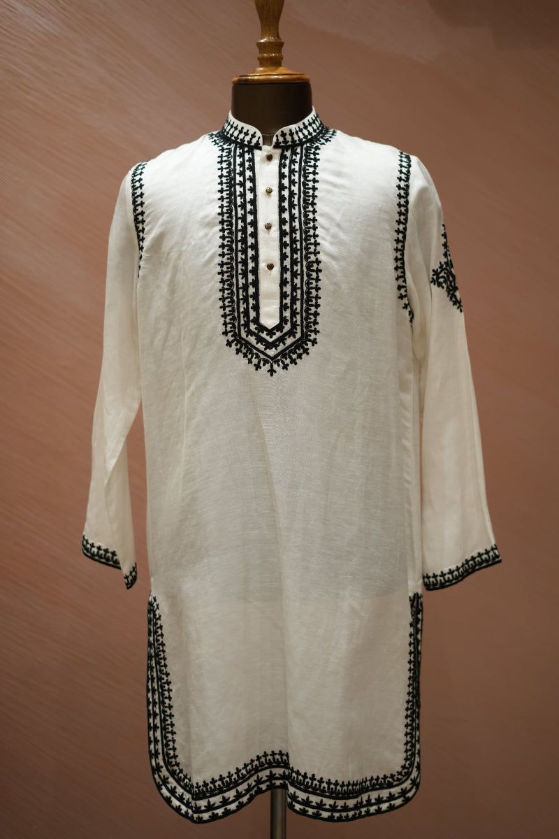 Swan White Kurta set