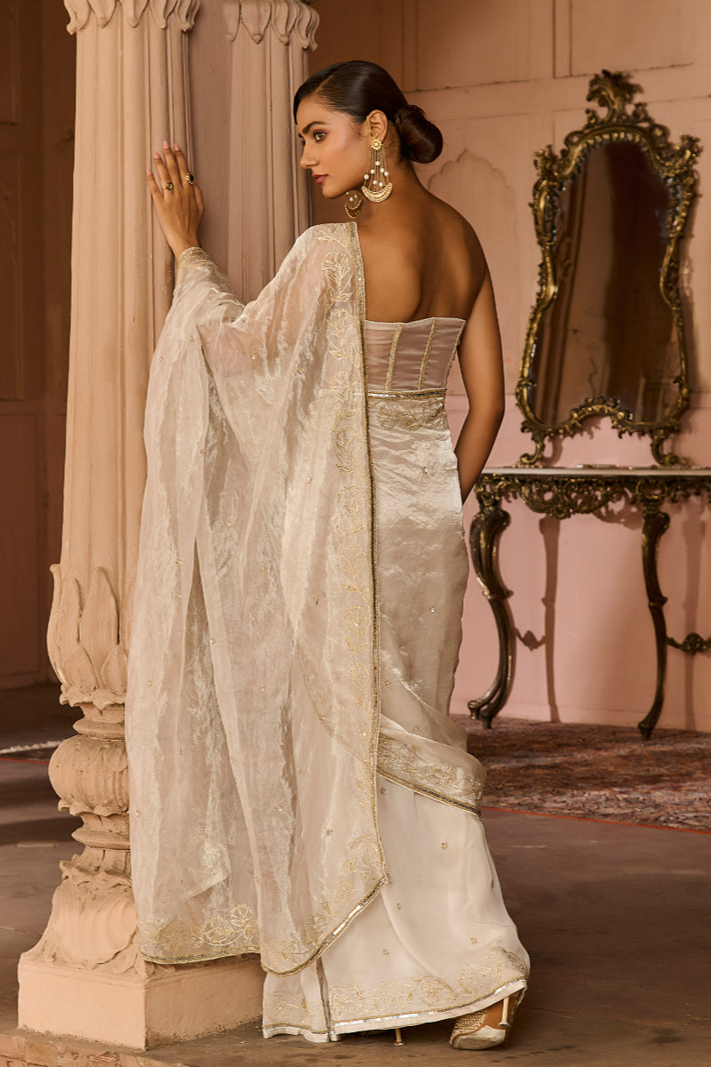 Pre-Stitched Saree Set