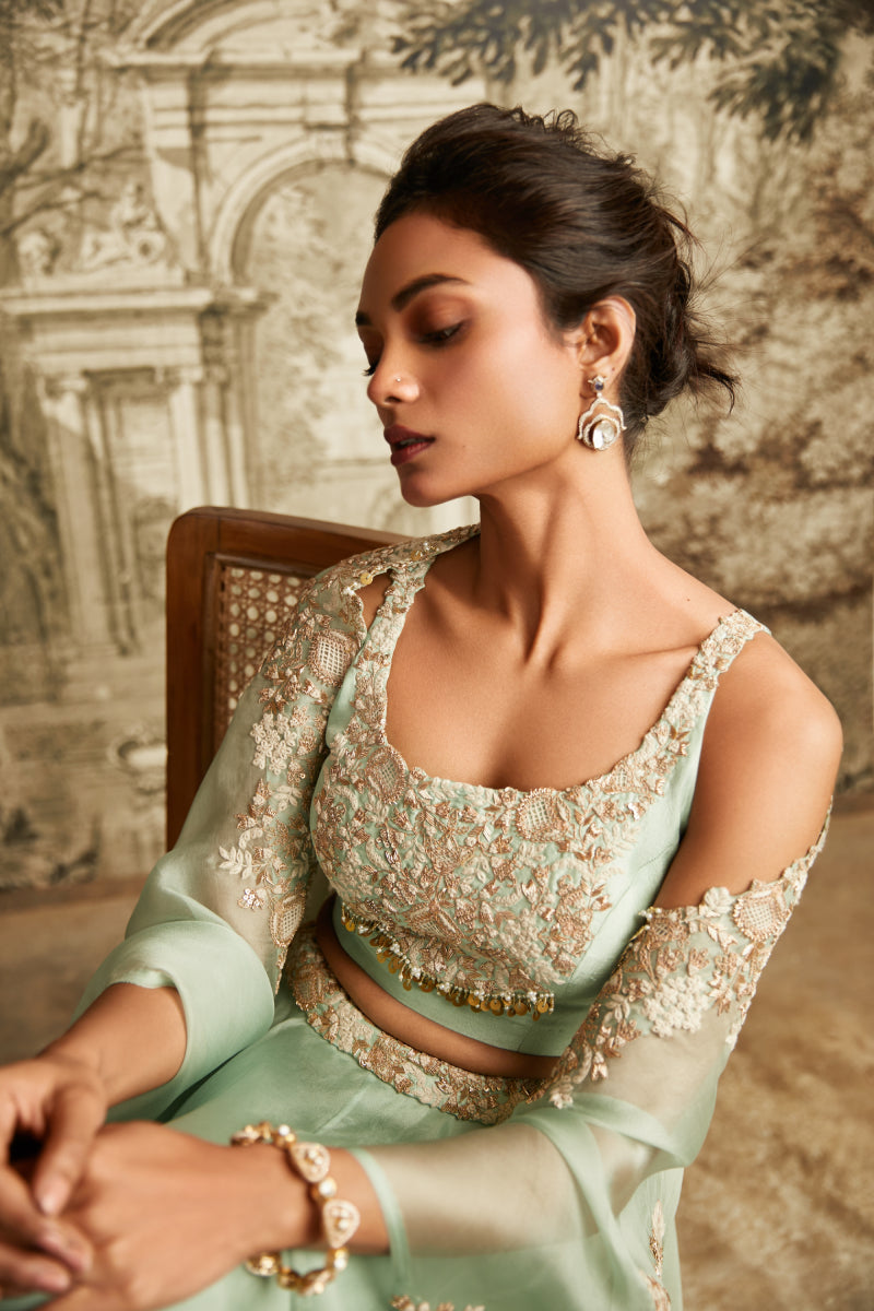 Skirt, Blouse And Cape