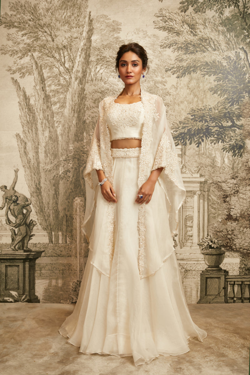 Blouse, Skirt And Cape