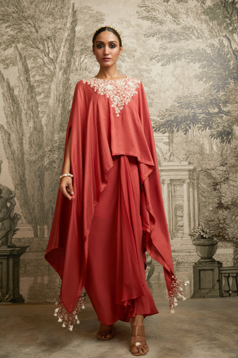 Aline Kaftaan And Draped Skirt