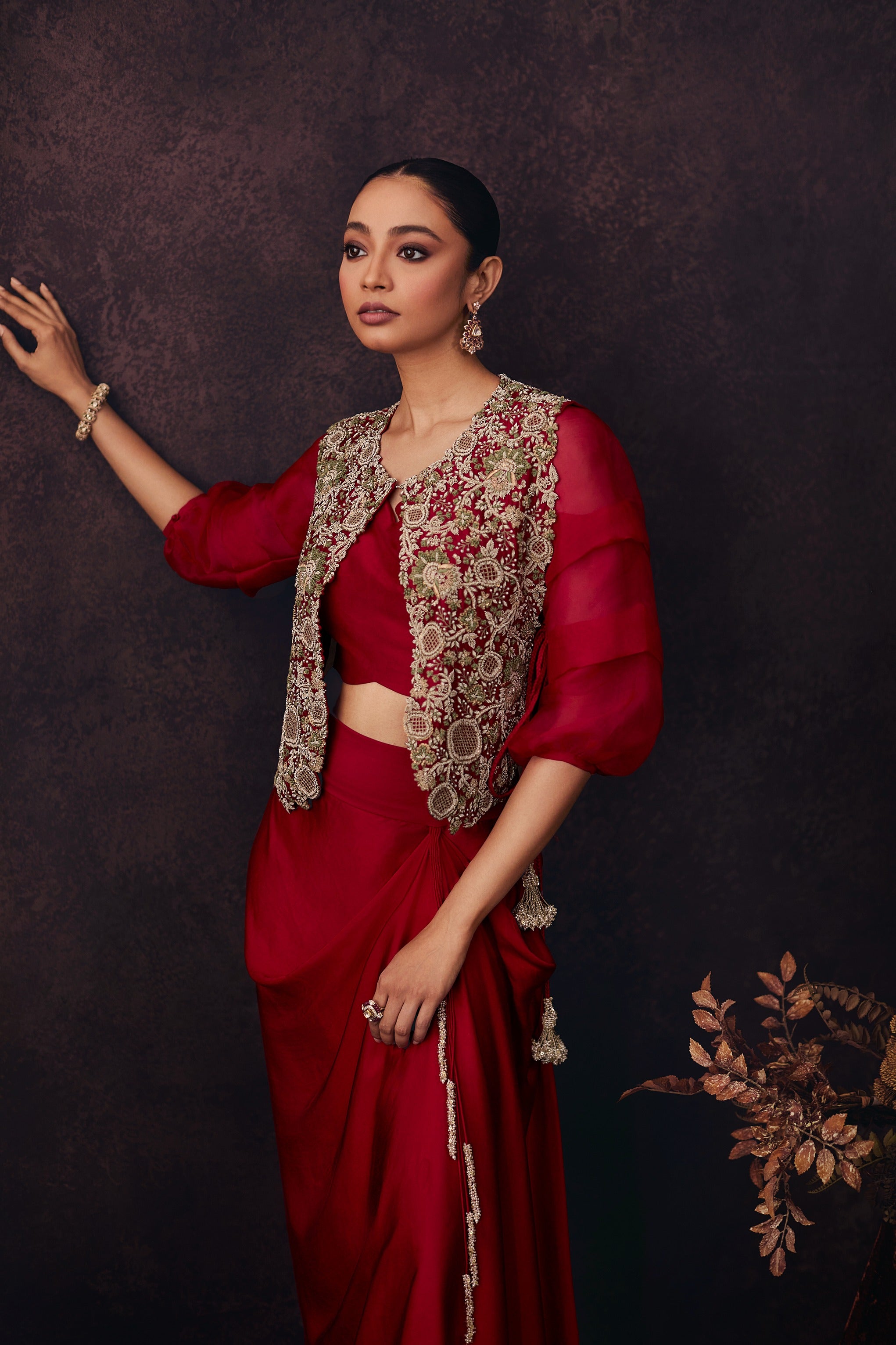 Up Moti Jacket Set