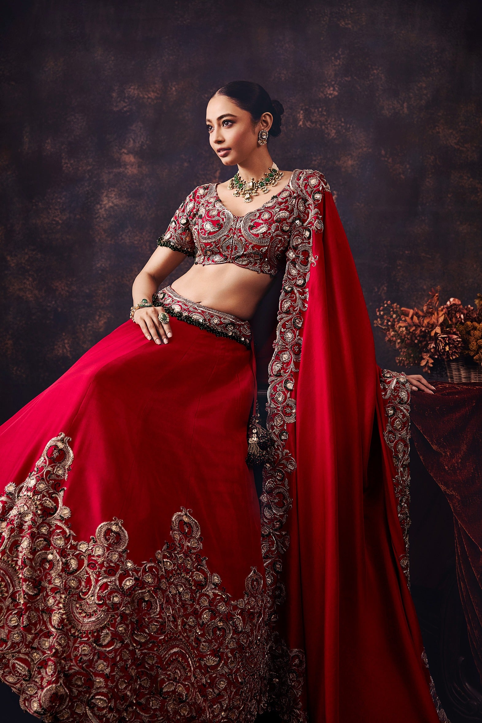 As Mirror Lehenga