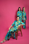 Load image into Gallery viewer, Garden Kaftan Shirt Dress
