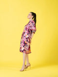 Load image into Gallery viewer, Amber And Purple Kaftan Shirt Dress
