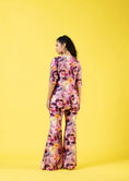 Load image into Gallery viewer, Amber And Purple Co Ord Set Flare Pants
