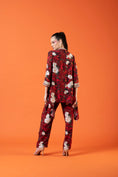 Load image into Gallery viewer, Bloom Red Asymetrical Co Ord Set
