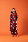 Load image into Gallery viewer, Bloom Red Flare Tunic Set
