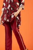 Load image into Gallery viewer, Bloom Red Pleated Top Set
