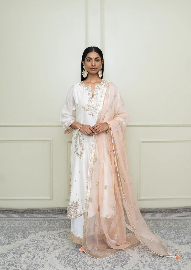 Basirah-Chauga with palazzo and dupatta