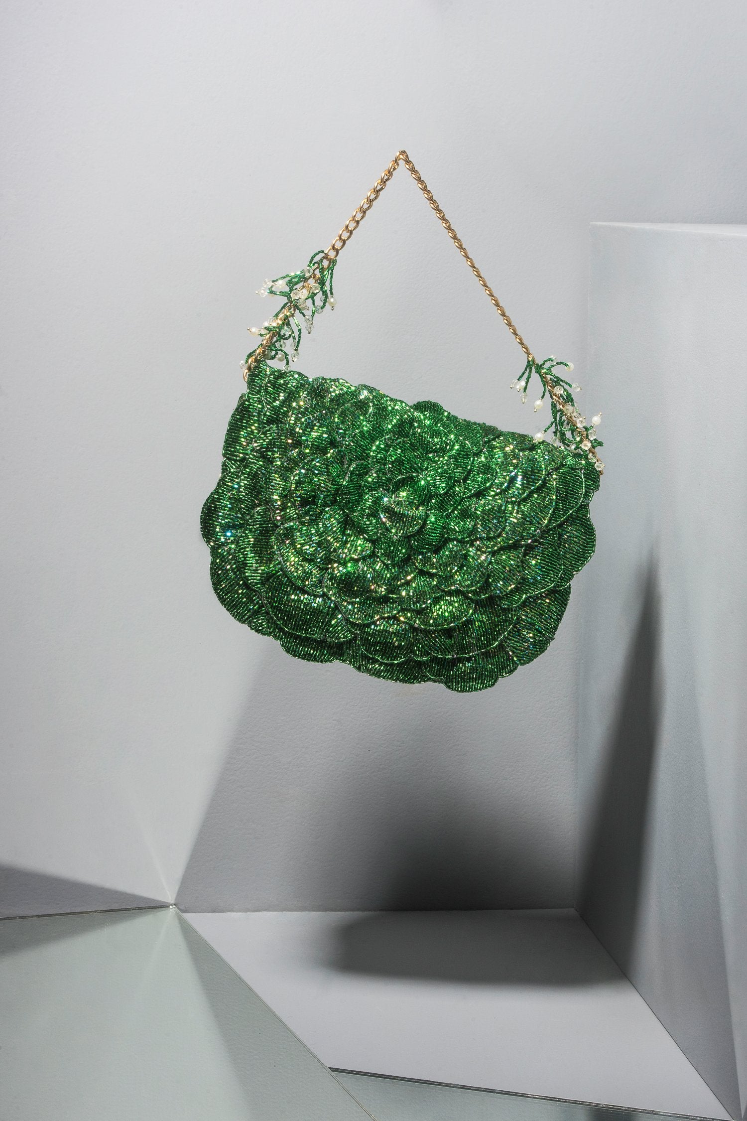 Coco Beaded Sling – Green