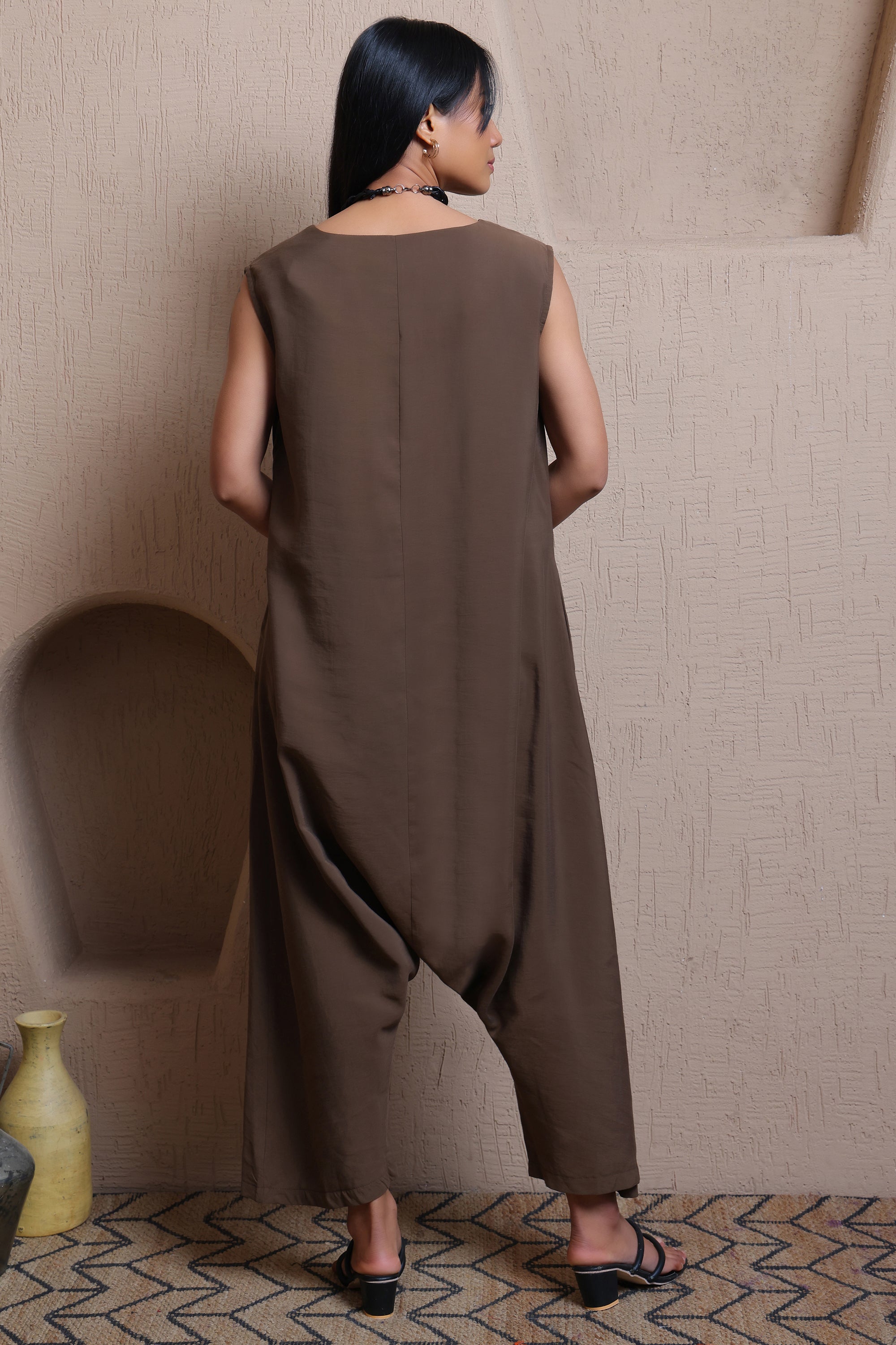 Long Buttoned Dress  -  Meiala