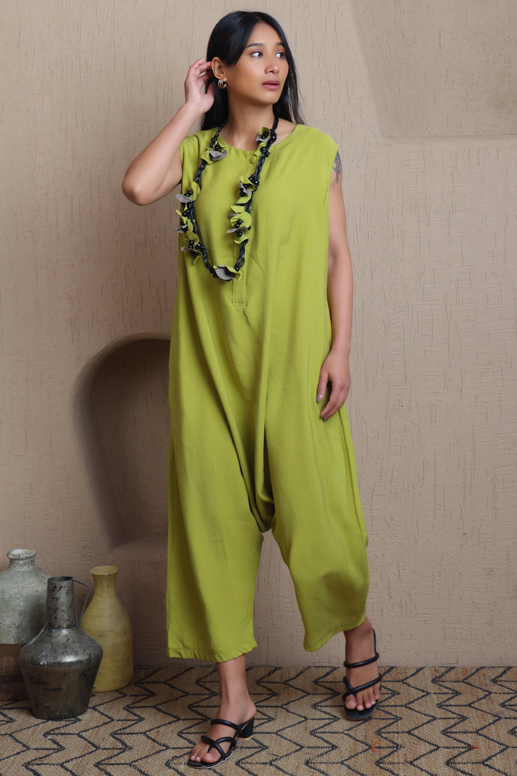 Long Buttoned Dress  -  Meiala