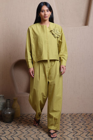 Top with Applique Flower -  Meiala