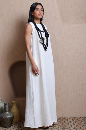 Straight Fit Solid Dress -  Meiala