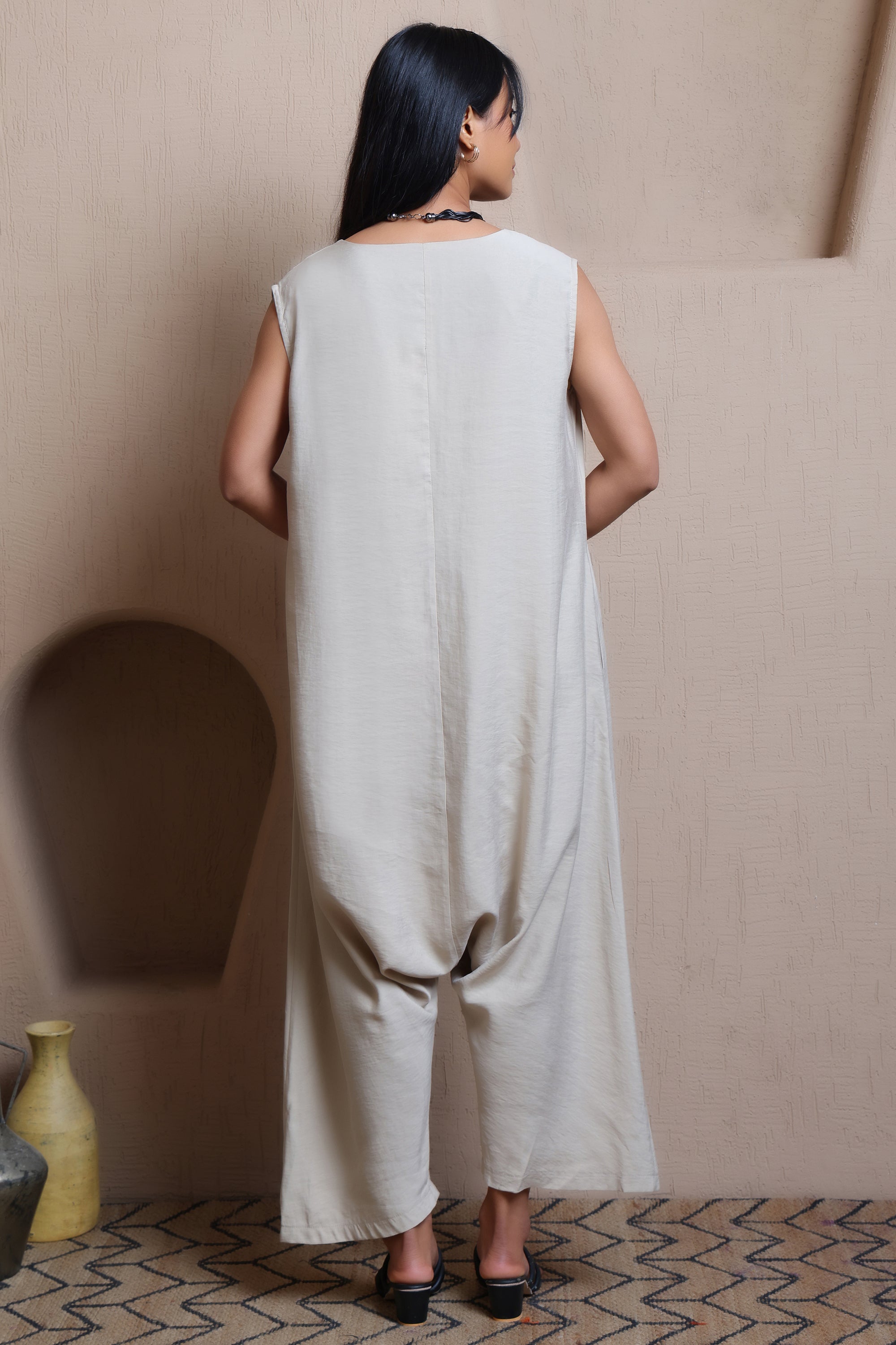 Long Buttoned Dress  -  Meiala