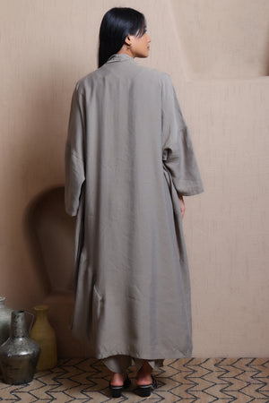 Front Open Asymmetric Jacket  -  Meiala