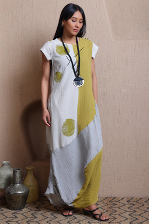 Polka Dot Long Dress  -  Meiala