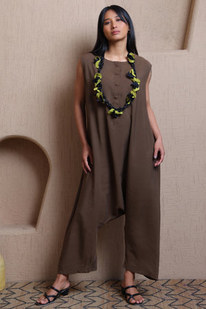 Long Buttoned Dress  -  Meiala